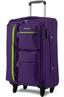 Унисекс полиэстер Мульти Карманы Спиннер колеса мягкий багаж 20/22/24/26/28 дюйма цвет