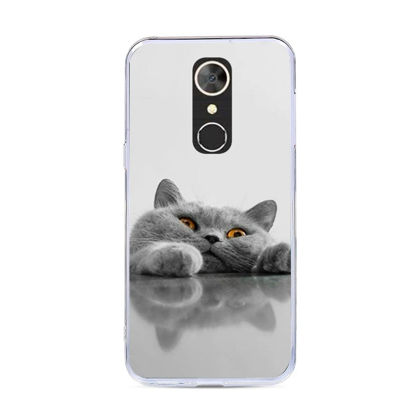 Чехол для Alcatel 5 мягкие силиконовые чехлы с мультипликационным принтом 5086A 5086Y 5086D
