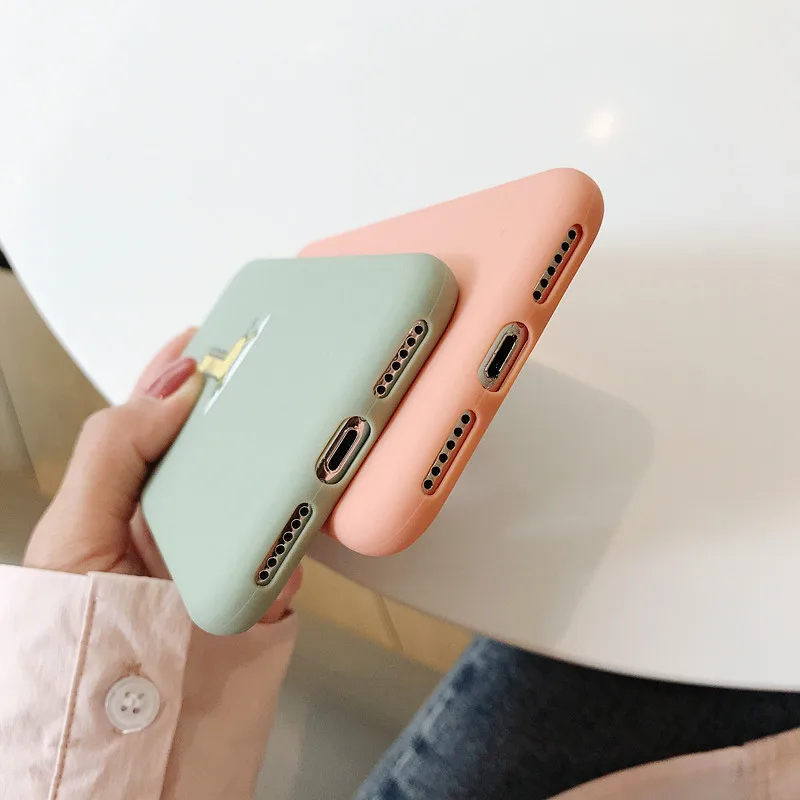 PEEPING милый мультяшный чехол с животными жирафом львом для iPhone 7 7plus 6 6S 6plus 8 8plus X XR XS