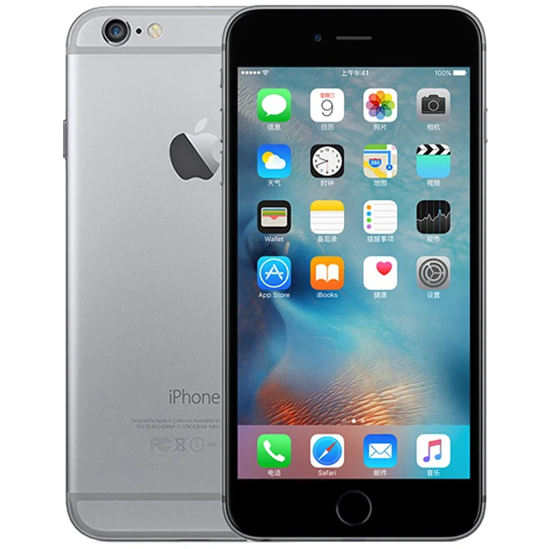 Apple iPhone 6 двухъядерный мобильный телефон на базе IOS WCDMA LTE 4,7 'ips 1 ГБ Оперативная память 16 Гб/64/128 ГБ Встроенная память используется смартфон - Цвет: Gray