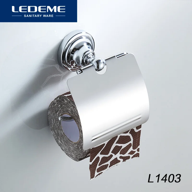 LEDEME Нержавеющая сталь Туалет Бумага держатель настенный для туалетной рулона