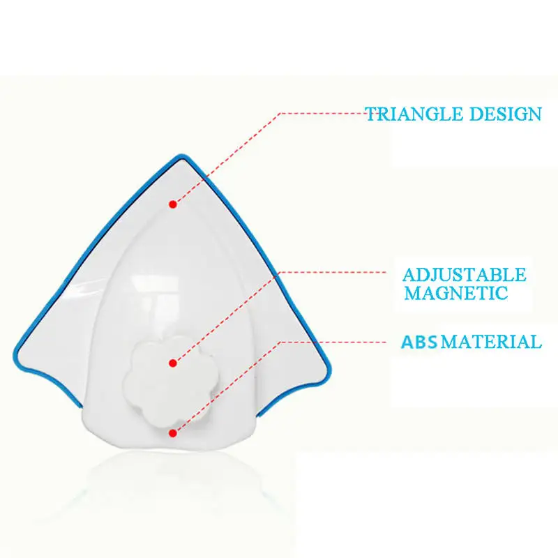 Регулируемая Магнитная деталь для мытья окон аквариумные магнитные щетки