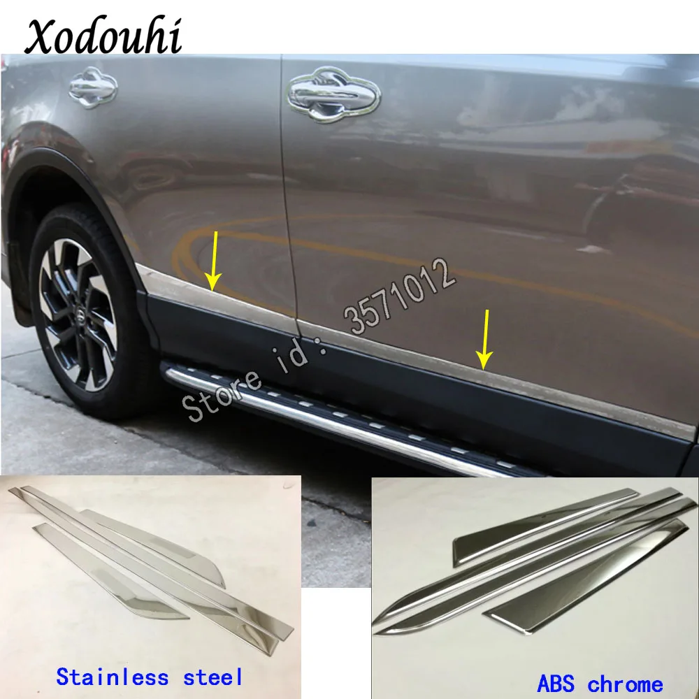 Для Toyota RAV4 2016 2017 2018 автомобильная отделка кузова из нержавеющей стали/АБС хрома