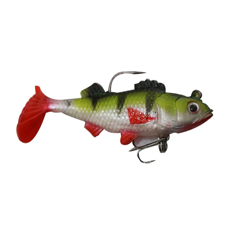 YeMuLang 1PCS Soft Fishing Lures Swimbait Crankbait Wobbler Isca Artificial Bait With Hooks Tackle BB037 | Спорт и развлечения