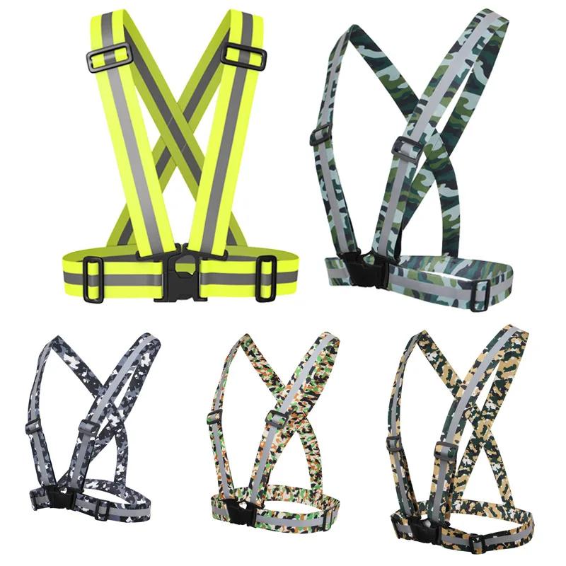 Регулируемая Безопасность высокая видимость мотоциклетная велосипедная