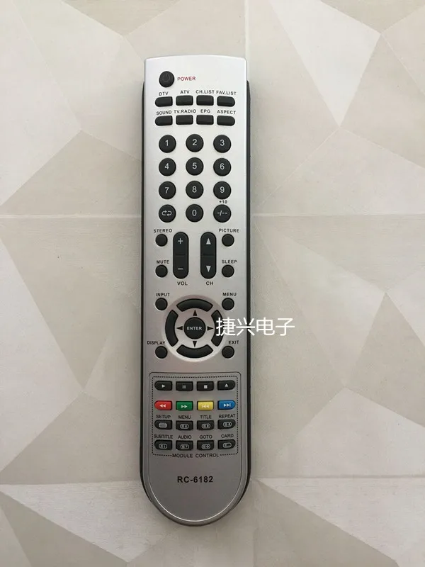Оригинальный установки для malata ЖК дисплей ТВ дистанционный пульт RC 6182|remote control for