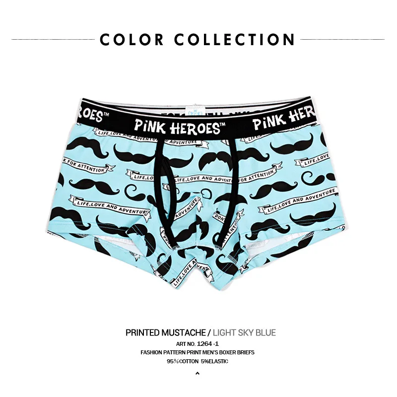 Розовое нижнее белье с героями мужские боксеры рисунком из мультфильма