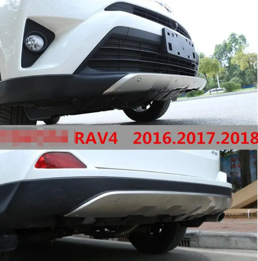 Авто бампер для TOYOTA RAV4 2016.2017.2018 Высокое качество нержавеющая сталь Передний +