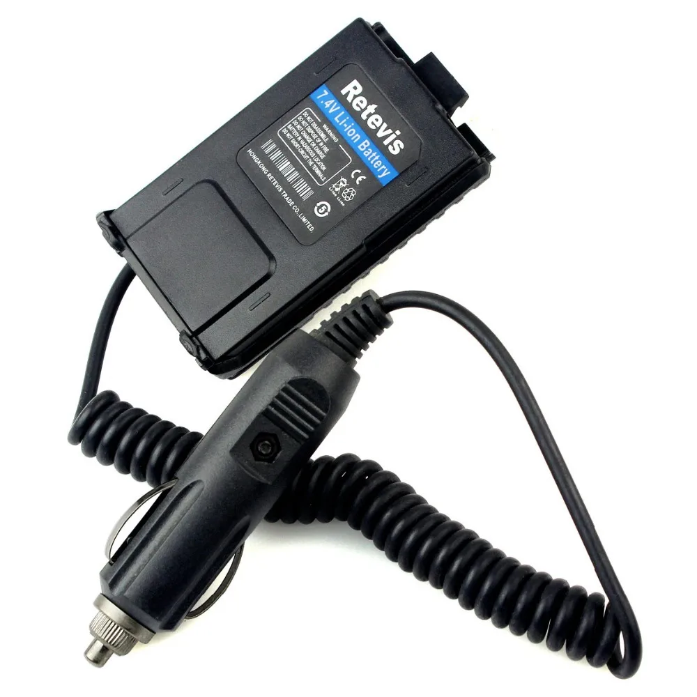 Retevis батарея Eliminator Адаптер 12 В для Baofeng UV-5R UV5R Retevis RT-5R рация Ham радио Hf трансивер C9011A