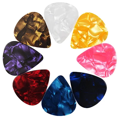 10 шт. Dunlop Tortex целлюлоидные медиаторы толщина 0,46 мм 0,5 мм 0,71 мм 0,96 мм-случайный цвет - Цвет: 0.96mm-8PCS