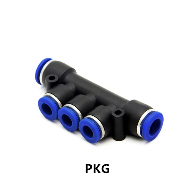 PKG 1 шт. PG PW PEG PKG-4 6 8 10 12 мм пневматическая БЫСТРОРАЗЪЕМНАЯ газовая труба пластиковый соединитель уменьшенного диаметра Пневматическое соединение - Цвет: PKG