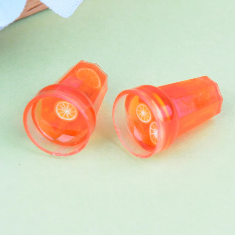 Кукольный домик 2 шт./лот миниатюрные чашки для напитков с холодным черным чаем