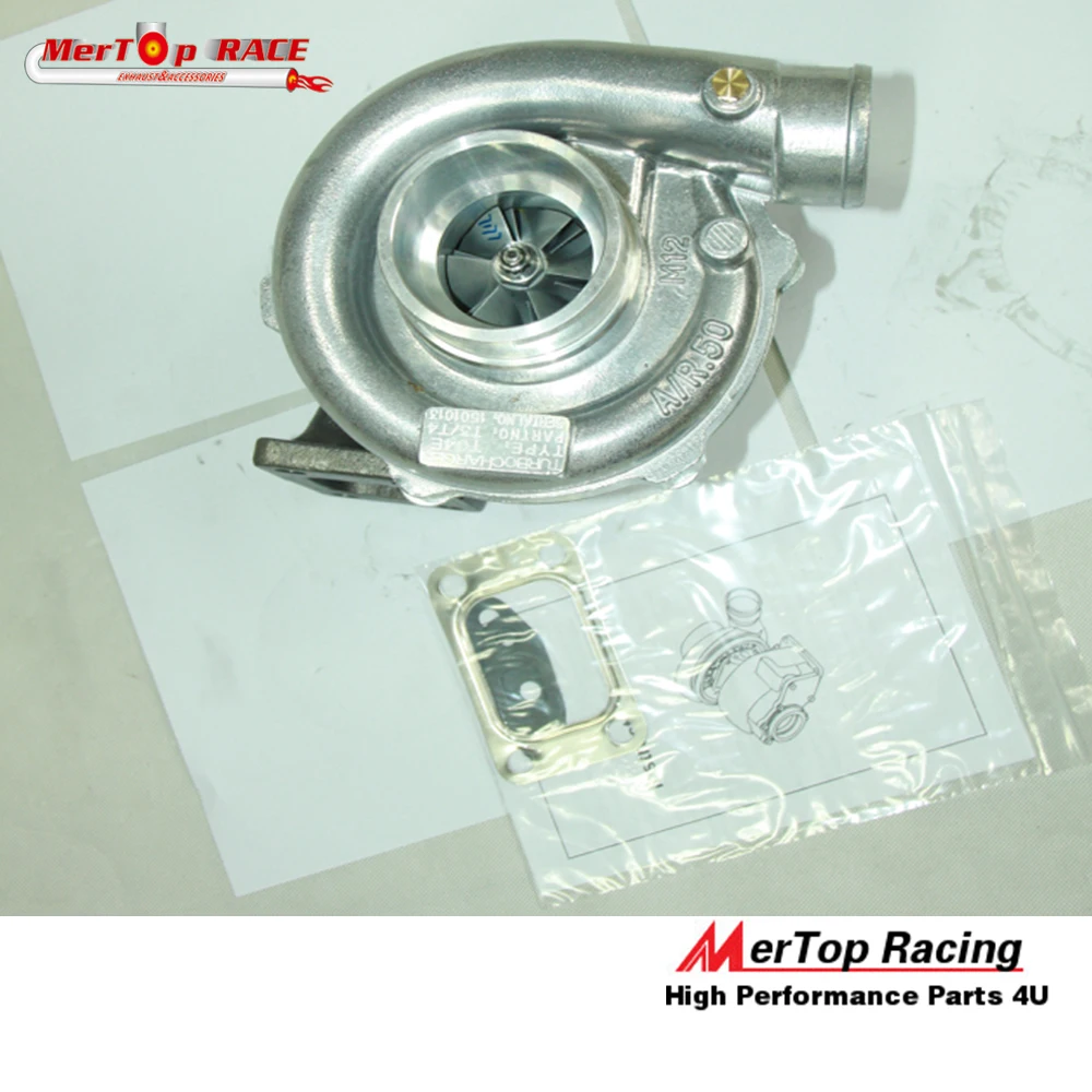 Универсальный гибридный Турбокомпрессор MerTop Racing T3/T4. 50 A/R компрессор. Колесо