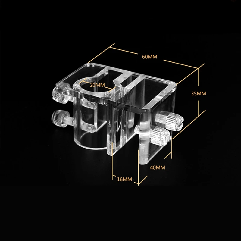 Акриловый фильтр для аквариума крепление шланга фиксация фиксированных зажимов