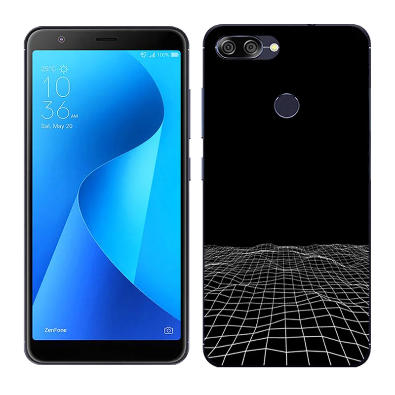 04 Силиконовый чехол для Asus Zenfone Max Plus M1 с аэрокосмическим рисунком, мягкая задняя крышка для Asus Zenfone Max Plus M1 ZB570TL X018D - Цвет: 04