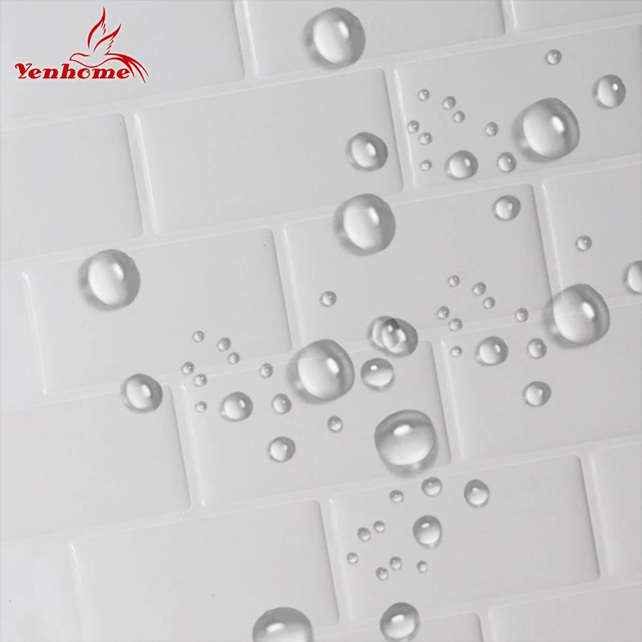 3D виниловый кирпич водостойкие самоклеющиеся обои шелушение и палочка мозаичный стикер для настенной плитки кухня ванная комната Домашний Декор Наклейка на стену