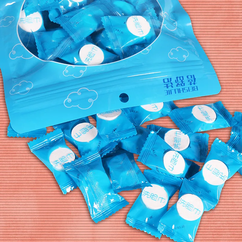 200 шт одноразовое полотенце сжатое портативное туристическое нетканое для лица