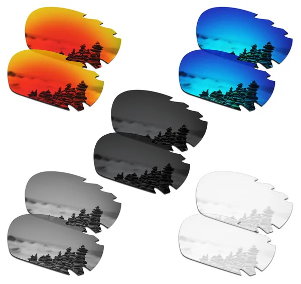 5 Pairs Packed Дропшиппинг SmartVLT Сменные линзы поляризация для защиты от УФ-Oakley Jawbone вентилируемый Солнцезащитные очки-несколько пар упакованы - Цвет линз: 5 Pairs Packed