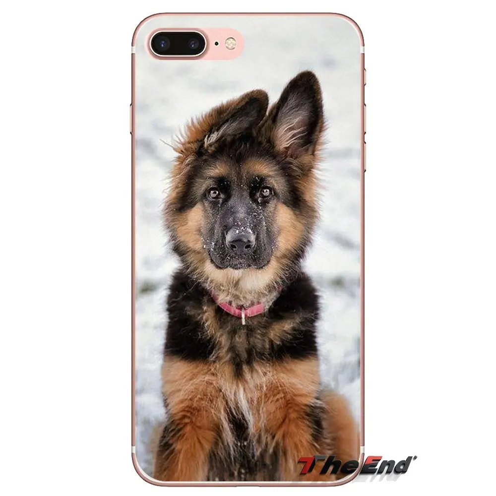 german shepherd dog Soft Transparent Shell Covers For Huawei Mate Honor 4C 5C 5X 6X 7 7A 7C 8 9 10 8C 8X 20 Lite Pro |