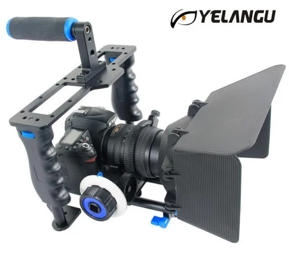 YELANGU C200 профессиональная портативная DSLR Rig камера клетка набор + Матовая коробка
