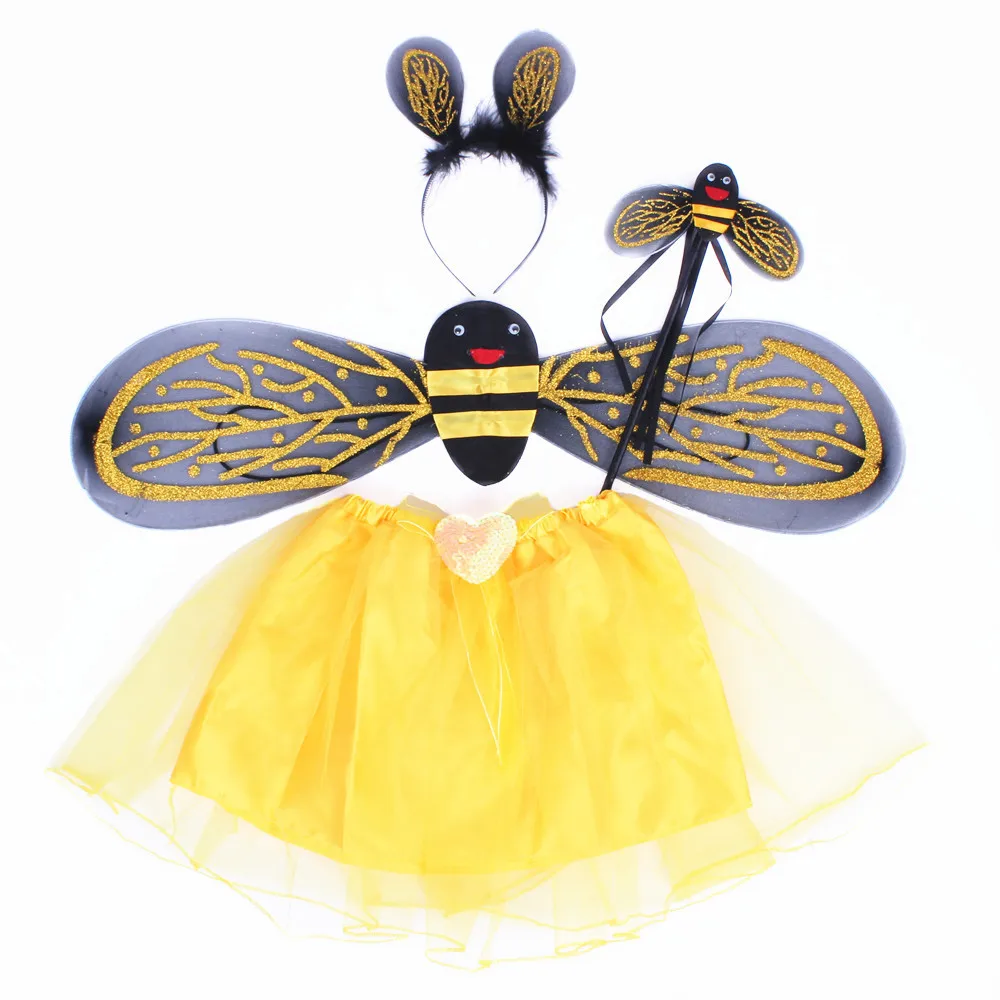 Child Angle Wing Butterfly Wings Party Bee Ladybird Costume Headdress Headpieces Prop Kids birthday wedding|Украшения своими