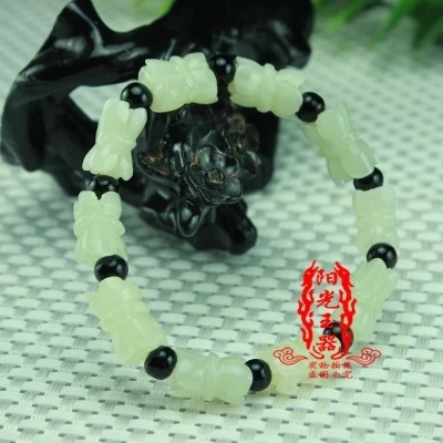 Xinjiang Hotan jade lotus hand string of men и women's браслет | Дом сад