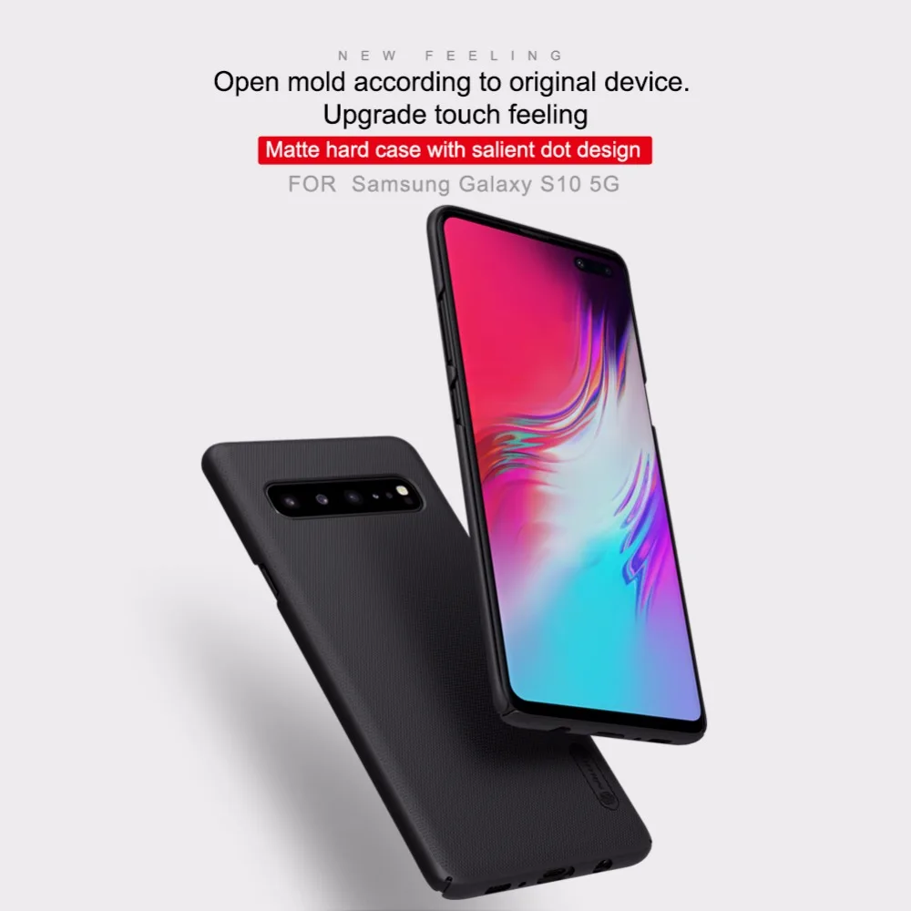 Чехол NILLKIN для samsung S10, 5G, версия 6,7 дюйма, суперматовый защитный жесткий чехол на заднюю панель для samsung S10 plus