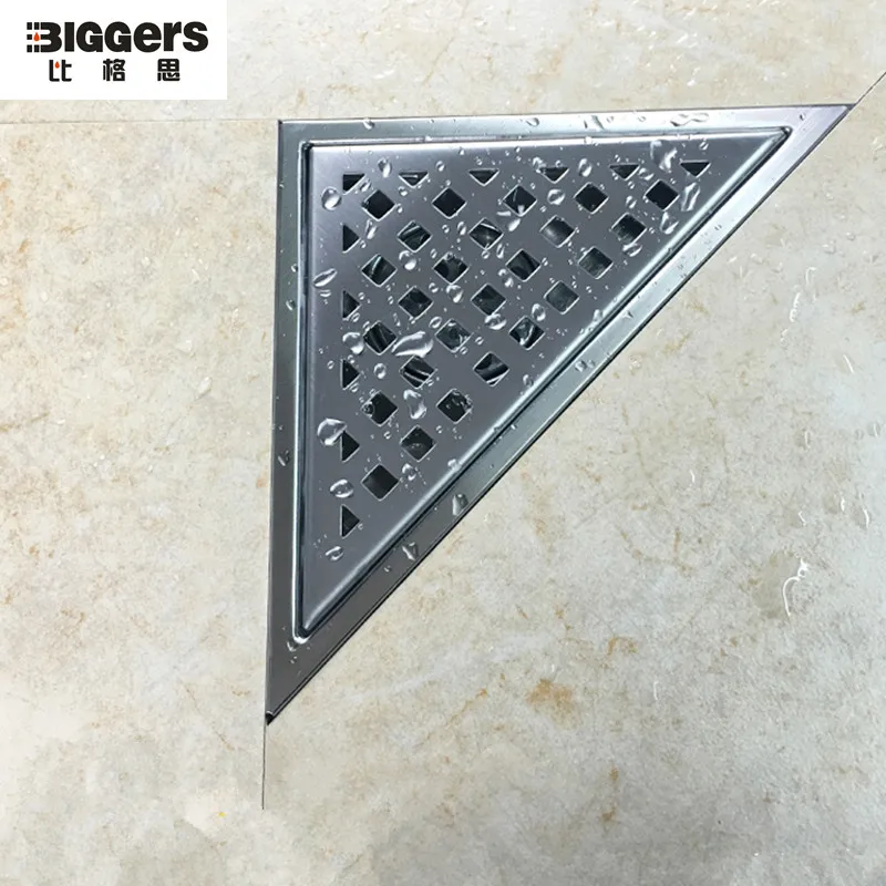 Бесплатная доставка 304 стильная стальная треугольная форма дренажный напольный
