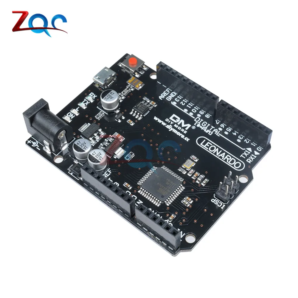 ATMEGA32U4 ATMEGA32U4-AU Leonardo R3 модуль для Arduino макетная плата Pro Micro USB 3 В 5 в 16 МГц PWM канальный