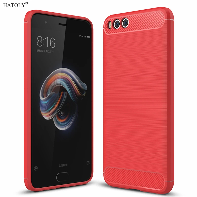 Red HATOLY для Capa Xiaomi mi Note 3 чехол mi Note 3 противоударный мягкий ТПУ матовый Силиконовый чехол для телефона для Xiaomi mi Note 3 5,5" - Цвет: Red