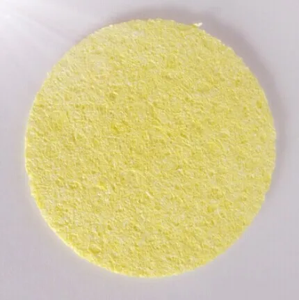 5 см круглая желтая губка для очистки паяльника|sponges for cleaning|sponge spongesponge cleaning |