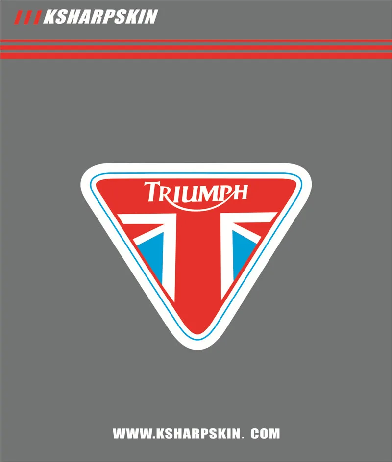Комплект одинаковой одежды для шлем «Триумф» moto rcycle moto велосипеда водостойкая наклейка M18 для TRIUMPH - Цвет: 12CM