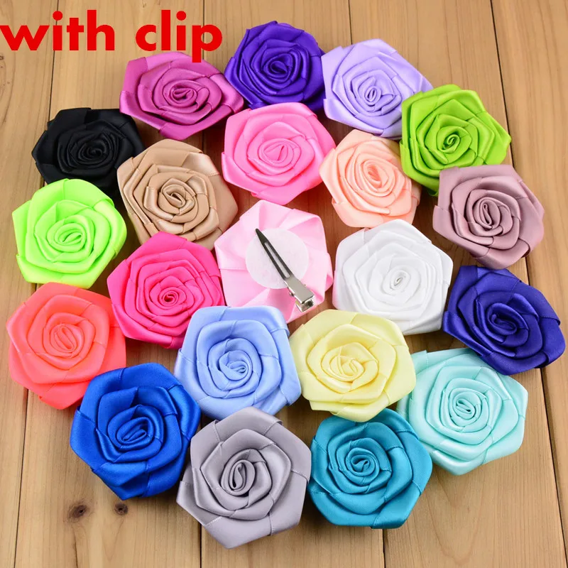 Заколка для волос девочек с розами и клипсами детские заколки аксессуары