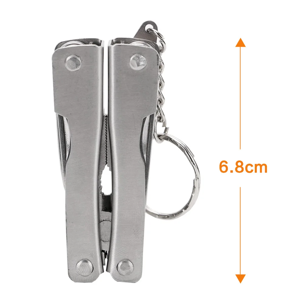 Multitool Pliers, Multi-Purpose Folding Knives Keychain Pliers for Outdoor Survival Camping Hiking Emergency Hand Tool