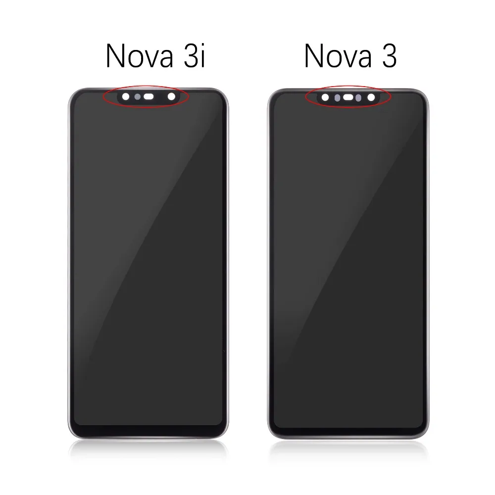 Дисплей для HUAWEI Nova 3 3i LCD в сборе с тачскрином черный