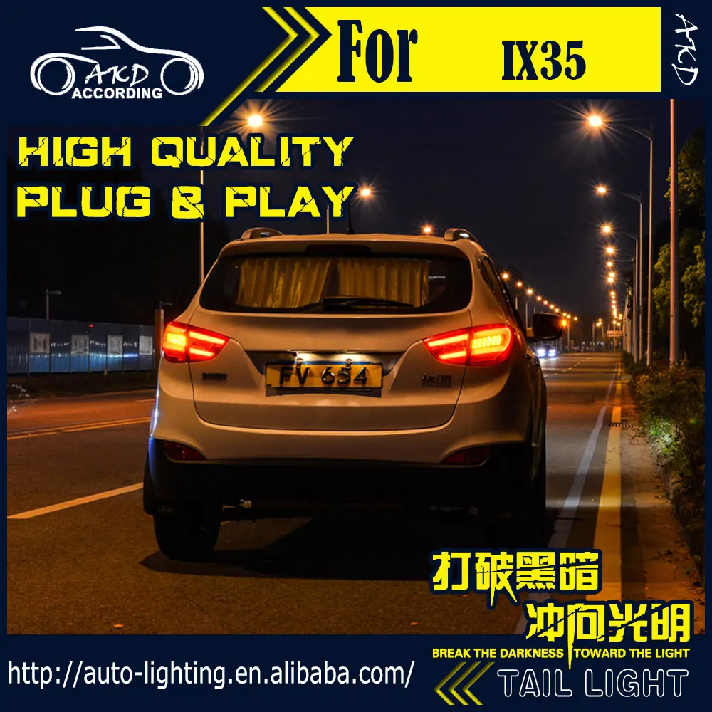 

AKD Car Styling Tail Lamp for Hyundai IX35 Tail Lights New Tuscon LED Tail Light LED Signal LED DRL Stop Rear Lamp Accessories