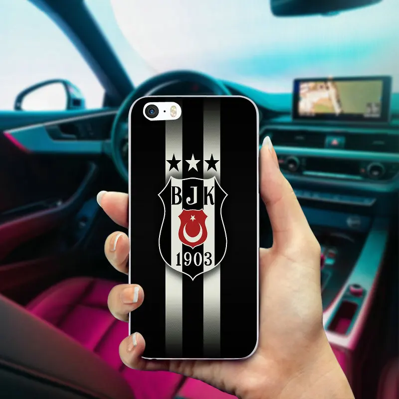 Модные футбольные команды Besiktas Jk Мягкие силиконовые прозрачные телефонные чехлы