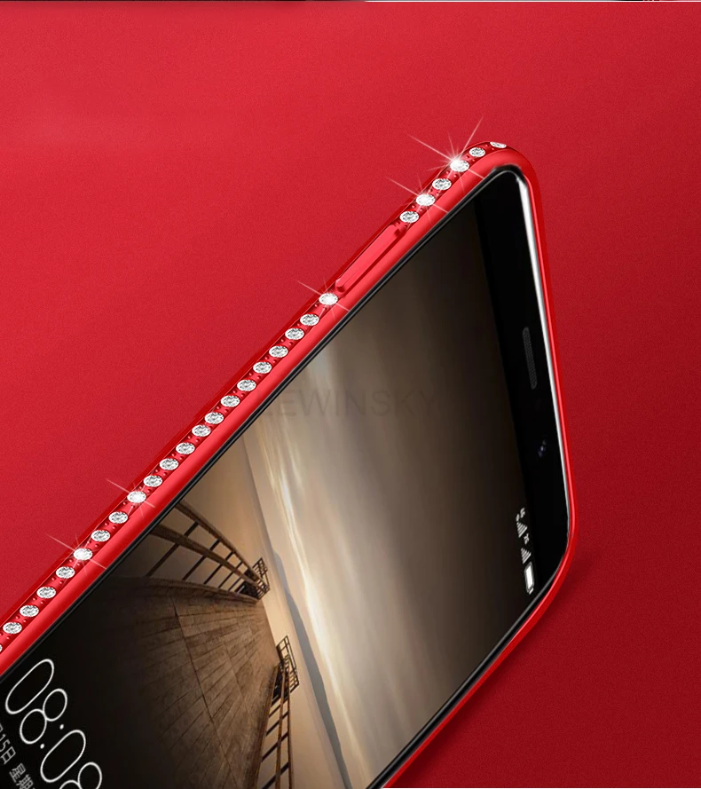 Роскошные Стразы силиконовый чехол для huawei Y9 Nova 3 3i P20 P8 P9 Lite Коврики 10 20 Pro P smart чехол на honor 7c 8 9 вид 10