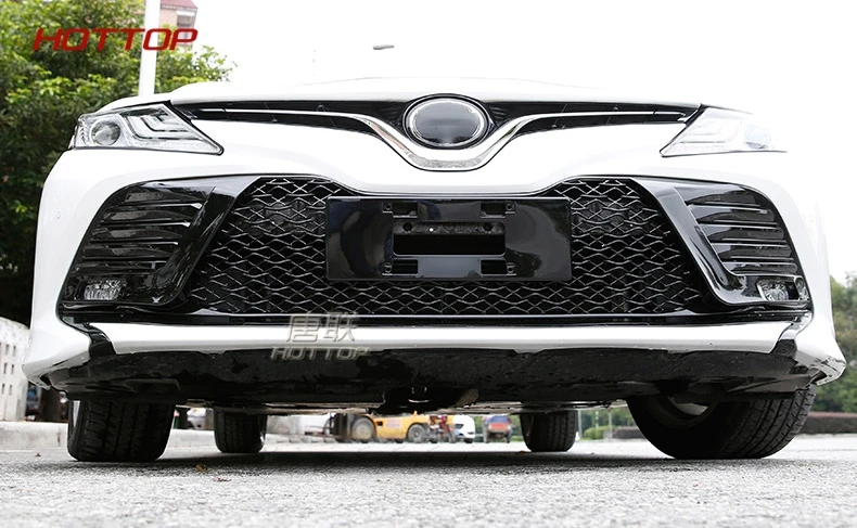 Для Toyota Camry внешняя хромированная решетка из АБС-пластика изменить Передние решетки блестящая Передняя сетка декоративная решетка Центральная решетка