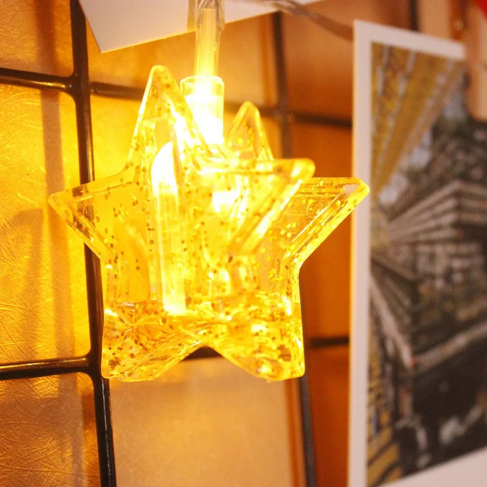 4m LED String Light with Photo Clip Holder 40 Fairy Lights Indoor Outdoor Decor for Home Party Wedding | Освещение