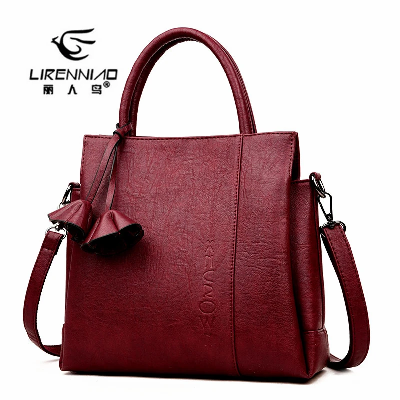 LIRENNIAO Fashion Handbag Women Crossbody Bag NEW Plaid PU Bolsas Femininas Luxury Handbags Bags Designer Sac Casual Tote | Багаж и сумки
