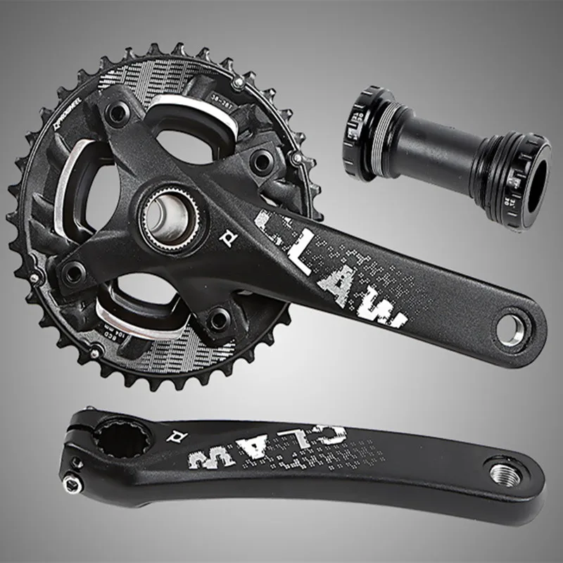 

S62 Bicycle Crank Chainwheel Aluminum alloy CNC hollow mountain bike sprocket wheel 28-38T 2 toothed disc 22/20/18 speed haft