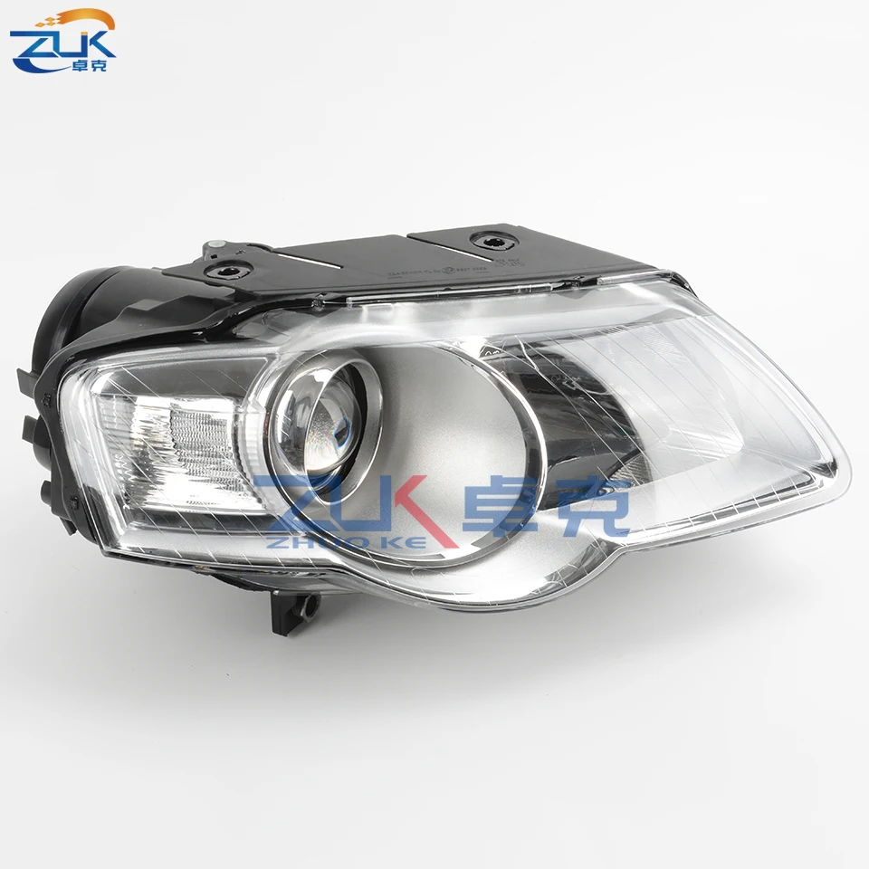 ZUK 2 шт. фара в сборе для VOLKSWAGEN PASSAT B6 MAGOTAN B6 2005 2006 2007 2008 2009 2010 фары HID/AFS галогенные