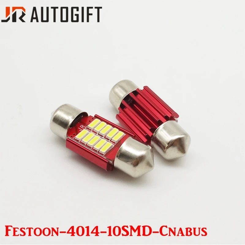 

50X Car LED Festoon Light 31mm C5W C10W Super Bright FT 4014 10 SMD 12/24V Canbus Error Free Auto Interior Doom Lamp Door Bulbs
