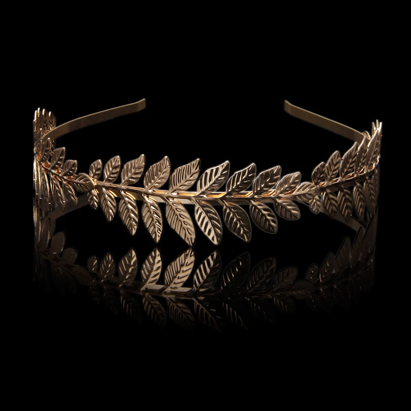Fashion Chic Women Vintage Goddess Olive Leaf Hairband Headdress Hair Band Crown Wedding |