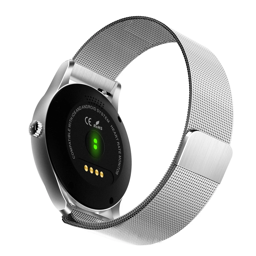 Betreasure K88 умные часы Bluetooth пульсометр IPSColor экран классические металлические