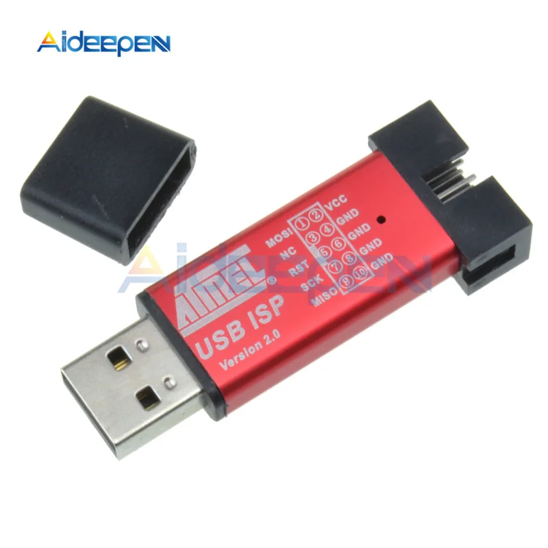 Программатор USBASP USBISP ISP с Загрузчиком интерфейса USB 1 0/2 0 для Arduino 51 ATMEL AVR