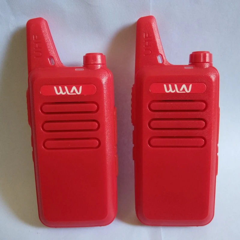 2 компл./лот WLN портативная рация UHF 400-470 МГц красного цвета 1500 мАч модные форма