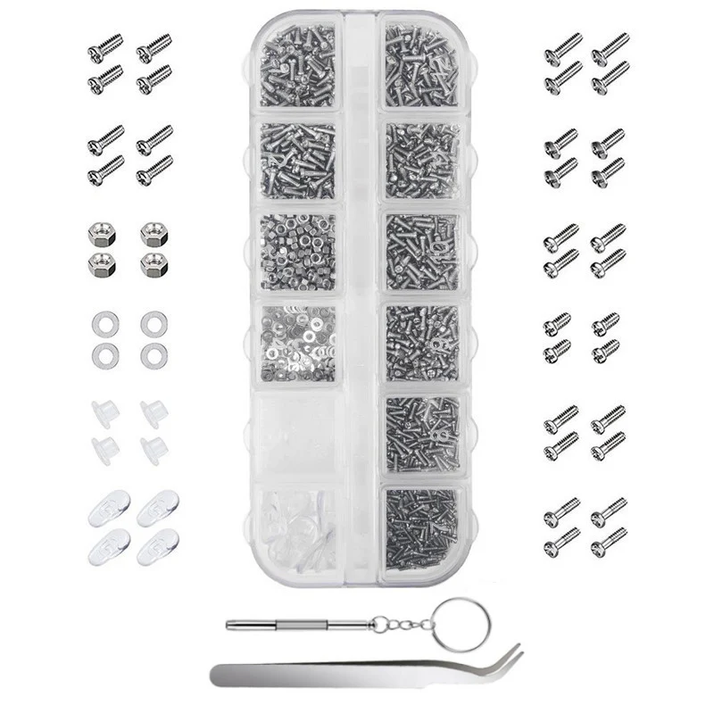 Очки солнцезащитные винты для очков наборы гаек носоупор оптический ремонтный