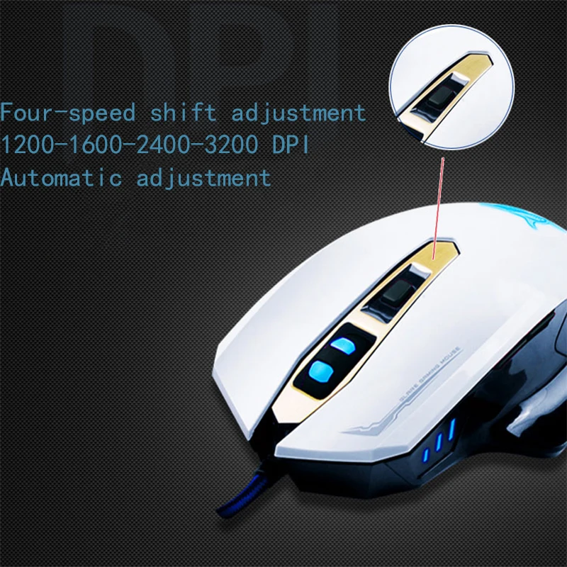 X RAY M718 игровая мышь компьютерная с оптическим кабелем dpi Регулируемая